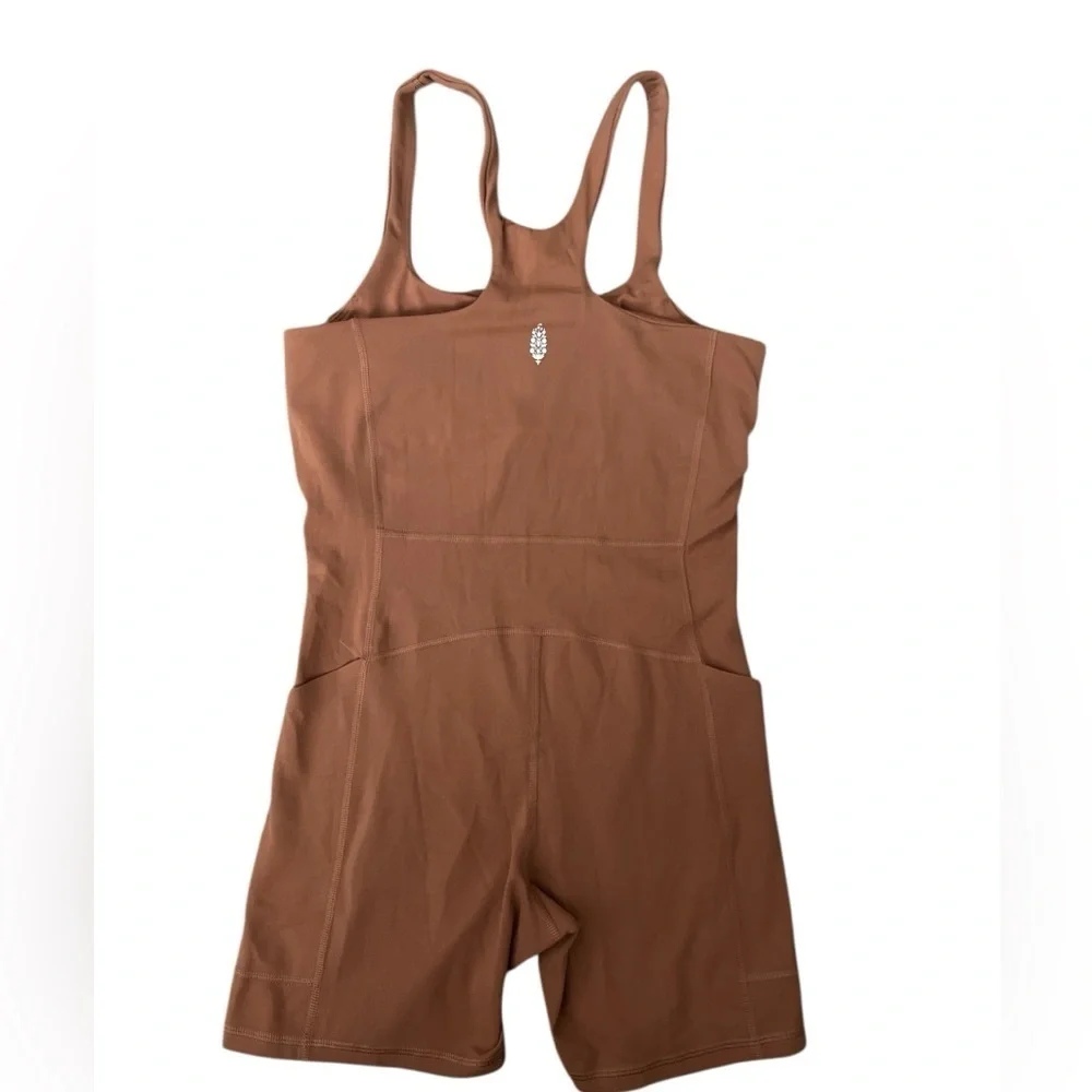 FREE PEOPLE Never Better Runsie in Sienna Yoga Athletic Gym Workout Casual New